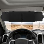 Sun Visor Extension for Car, 3-Side Adjustable Sun Visor Extender, Anti-Glare Su