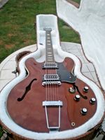 COLUMBUS  SEMI-ACOUSTIC GUITAR MIJ fully working with issues + hard case