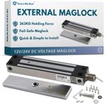 SecureMyDoor IP67 External Weatherproof Maglock 363KG Holding Force Outdoor NEW