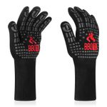 INKBIRD BBQ Gloves Oven Mitts Heat Resistant Grill Kitchen Cooking 800 ℃ Mitts