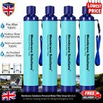 Personal Water Filter Straws Outdoor Emergency Portable Water Filtration 1-10Pcs