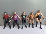 WWE Wrestling Plastic Action Figures X 5 Job Lot