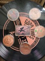 5 Cooper Coins 5oz And 1 Cooper Bar Dragon 5oz Mint Condition.