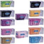 144 x Pasante Condoms | Extra Safe Regular Delay Ribbed Trim Flavours King Size