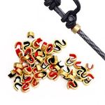 20Pcs Archery Bow String Nock Points Brass Buckle Clips Nocking Protector Bow
