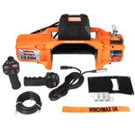 WINCHMAX 12V 'BARE WINCH' 13500LB RATING TWIN WIRELESS REMOTE - [ SKU 1232 ]