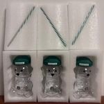 NEW Starbucks Barista Bear Glass Cup (500ml) Limited Edition Christmas Cup Gifts