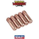 Sealey MIG952 Contact Tip 0.8mm MB14 - Pack of 5