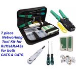 Network LAN Kit Cat5e Cat6 RJ45 RJ11 Cable Tester Cutter Crimper Crimping Tool