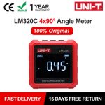 UNI-T LM320C Magnetic Digital Protractor Angle Finder Goniometer 4*90 Rel/ABS Me