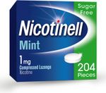 2 x Nicotinell Mint sugar free 1mg Lozenge | 204 x 2 =408 pieces |