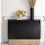 BRAND NEW Radiator Cover In Packaging  Anastasia Black Glass Available Now In UK