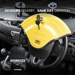 Heavy Duty Car Steering Wheel Lock Clamp Disc Type Anti Theft Security MP5494+M