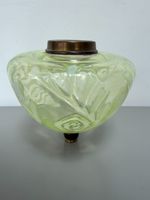 antique vaseline embossed opalescent pattern oil lamp font