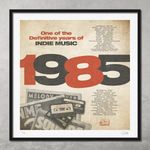Music Art Print 1985 Definitive Years Of  Indie Music Signed Ltd Edition of 100