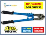 HEAVY DUTY 18" 450mm STEEL BOLT CUTTERS WIRE CABLE CHAIN CUTTER CUT CROPPERS 258