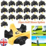 20PCS Replacement Golf Shoes Spikes Studs Cleats Fast Twist for Q-Lok GB