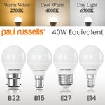 LED Round Golf Dimmable Light Energy Saving 40W Equivalent E14 B22 B15 E27 Bulbs