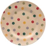 Emma Bridgewater Polka Dot Rice Husk Dinner Plate Outdoor Dining PD6010