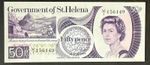 **GOVERNMENT OF ST.HELENA 50p NOTE** **1979** **UNC** **LOW PRICE**