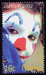 Malta 2002 16c Circus Clown - Europa Complete Set SG 1252 Unmounted Mint MNH