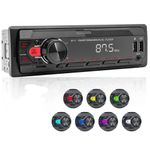 FM/USB/AUX Single 1 Din Car Stereo Radio Bluetooth MP3 Player In-dash Head Unit