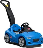 Kids Push Car, Whisper Ride Cruiser Step2 Ride On Car, Seat Belt and Horn, Blue