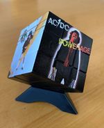 AC/DC Rubix' Cube and presentation box. Amazing gift idea! +70 0ther Bands