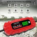 SuperBatt 12V/4A Automatic Smart Trickle Motorcycle Battery Charger & Optimiser
