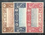 COTE SOMALI 1938 YVERT 167-69 ** MINT IMMACULATE HIGHEST VALUES (F0353