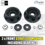 VAUXHALL VIVARO FRONT STRUT TOP MOUNT MOUNTS & BEARING x2 SUSPENSION 2001-2014