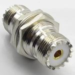 SO239 UHF Chassis Panel Mount Female Socket Bulkhead Adaptor PL259 Plug Coupler