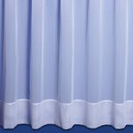Window Privacy  plain white net curtain Envelope hem by the metre Wide 14 Drops