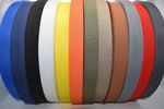 50m Polypropylene Webbing Strap / Tape 15,20,25,30,40,50mm Choice of Colours