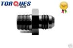 AN -4 (AN4 AN 04) to 1/8" NPT Straight Adapter Black