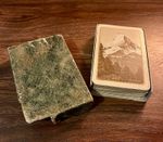 Antique J. Muller Schaffhouse Switzerland Matterhorn Playing Cards, Original Box
