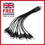 Universal 10-in-1 USB Multi Plug Charger Cable for All Smartphones
