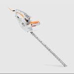 Corded Electric Long Reach Hedge Trimmer 230V 450W 50cm+ Blade White/Orange