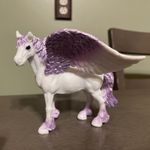Mojo 2014 Unicorn and Pegasus Glitter Sparkle 4-5” Vinyl Figures Fairy Garden