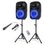 Vonyx VPS102A 10-Inch Bluetooth Party Speaker With Lights - Active Sound System