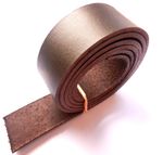 Clearance 3.5mm Thick Brown Leather Shoulder Split Belt Blanks Straps