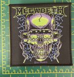 Megadeth Vic Rattlehead Woven Sew On Patch Officially Licensed