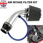 3" 76mm Car Cold Air Intake Filter Alumimum Induction Kit Pipe Flow Hose System