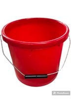 5 x STADIUM - CALF FEEDING BUCKET RED - 5 LITRE PACK OF 5 + FREE POSTAGE