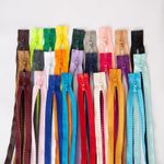 Chunky Open Ended Zip Plastic Teeth - Choice of 14 Colours & 11 Zipper Lengths .