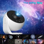 360° HD Planetarium Galaxy Projector w/ Rotating Starry Sky Night Light Bedroom