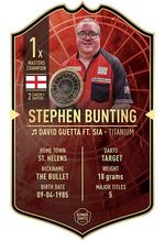 Stephen Bunting Small Signed Ultimate Card INC FREE P&P TO UK ONLY