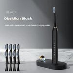 Electric Toothbrush USB Rechargeable 6 Modes 4/8 Brush Heads Precise Cleaning UK