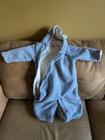 Gap Baby Winter Grey Fleece Outer All In One Koala Bear Jacket 3-6 Month Romper