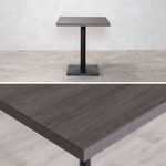 GREY OAK CAFE TABLE DINING HEIGHT CAFE TABLE